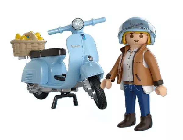 Modell 80 Jahre -PLAYMOBIL®- Vespa 150 Sprint Veloce - hellblau