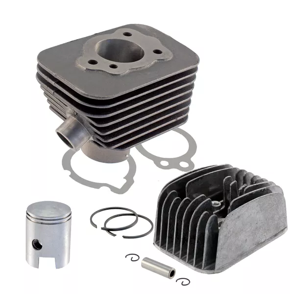 Cylindre -EVOK- 65 cm³ Ø 43 mm - Piaggio Ciao, SI, Bravo, Boxer (Ø 10 mm), culasse incluse