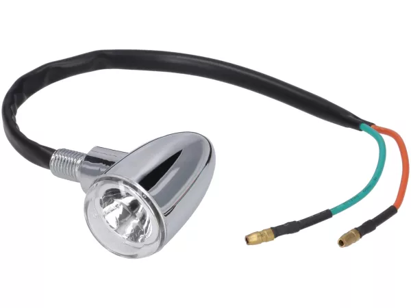 Indicatore di direzione Royal Alloy, anteriore, destro, cromato per GP 350, JPS, TG 125-350