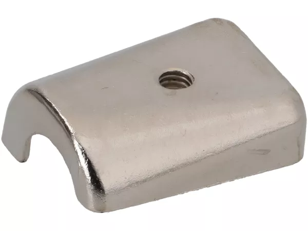 Leg shield rubber end piece Royal Alloy bottom, left, outer for Royal Alloy GP, GT, JPS, TG 125-350