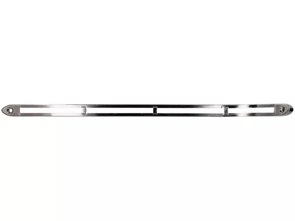 Slitbanelist, fram, vänster, invändig Royal Alloy, silver för GP, TG, JPS 125-350cc
