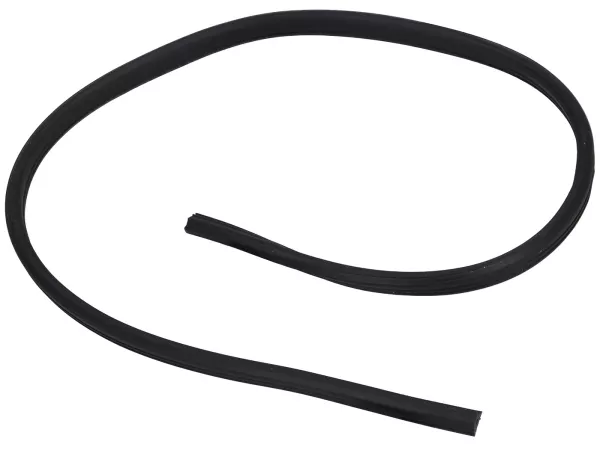 Side cover rubber, bottom, short, right and left Royal Alloy, black for GP, TG, JPS 125-350cc