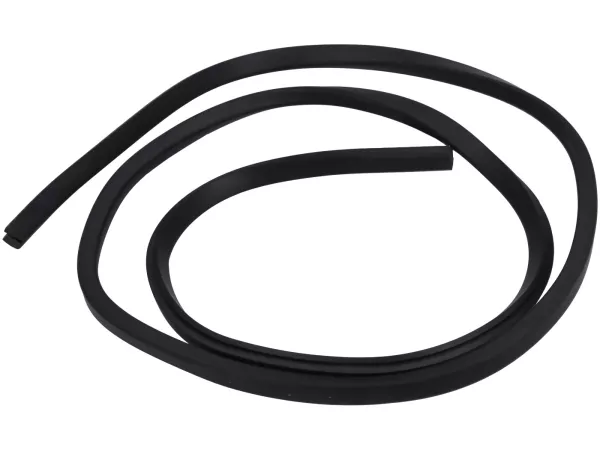 Side cover rubber, top, long, right and left Royal Alloy, black for GP, TG, JPS 125-350cc