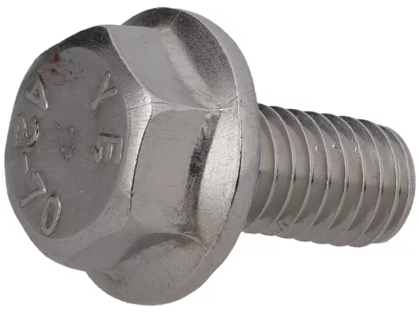Flange screw with hexagon head M6 x 12