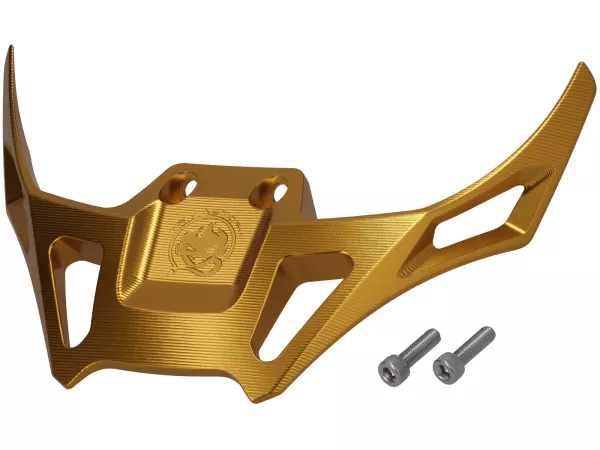 Ducktail spoiler TR Factory V2, golden for Vespa GTS, GTS Super, GTV, GT 60, GT, GT L, Sprint, Primavera