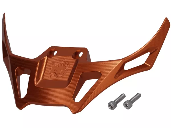 Ducktail spoiler TR Factory V2, orange for Vespa GTS, GTS Super, GTV, GT 60, GT, GT L, Sprint, Primavera
