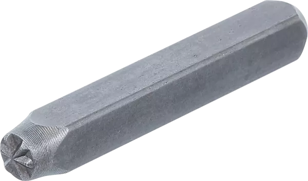 Schlagstempel Stern -BGS Technic- verwendet für Rahmennummer - 6mm