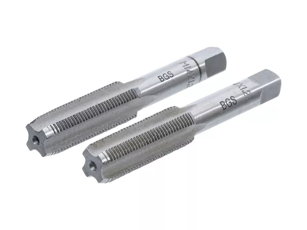 Jeu de tarauds - BGS Technic - GCr15, 2 pièces - M14x1,25