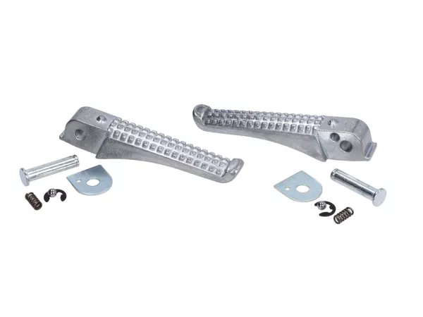 Fotstödssats – DMP – Gilera Runner 50–200, Storm, Piaggio NRG, NTT, TPH – aluminium
