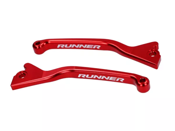 Brake Lever Set - Fast Arrow Pro - CNC - Gilera Runner 50-200 DD - Red