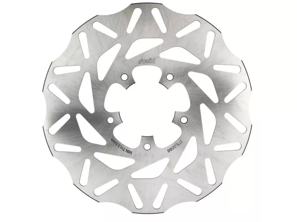 Remschijf -POLINI- Wavy - Ø220x58x4 mm- Gilera Runner 50-200, Piaggio NRG, Aprilia Sport City One 50-125
