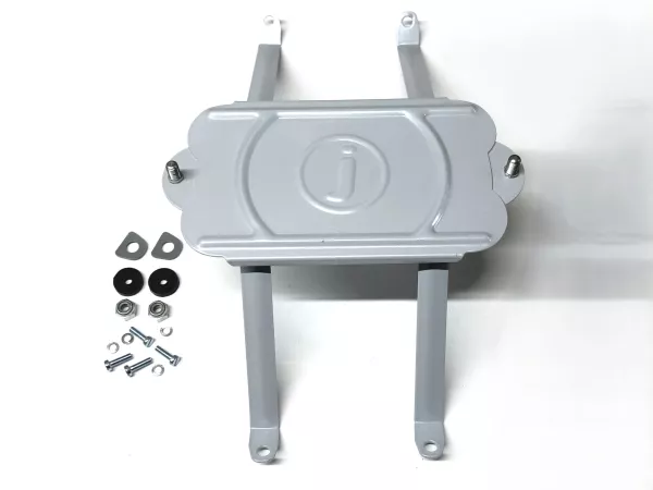 Front Spare Tire Mount - SWISS TONYS ITALIA - Lambretta LI (Series 1-2), TV (Series 1-2) - Galvanized Steel