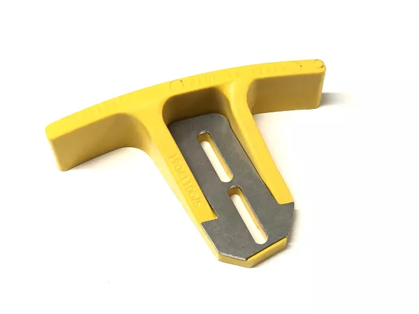 Tensor de cadena Stratos -SWISS TONYS ITALIA- Lambretta Serie 1-3 - parte superior con placa de refuerzo