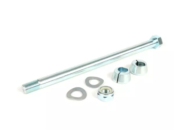 Juego de tornillos de motor incl. tuercas y cono para el montaje del motor (excéntrico) -CASA PERFORMANCE- Lambretta LI (series 1-2-3), LIS, SX, TV (serie 3), DL, GP