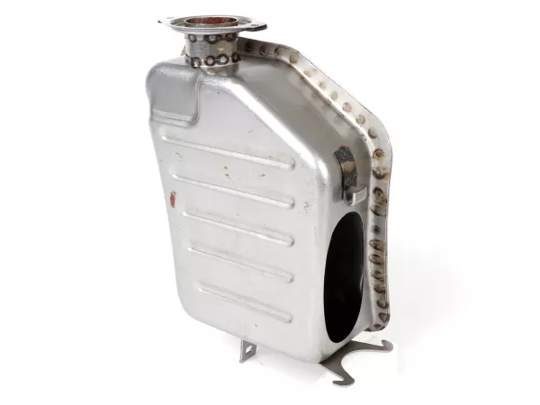 Caja del filtro de aire -SPAQ- Lambretta LI (Serie 3), LIS, SX, TV (Serie 3), DL, GP - acero sin pintar