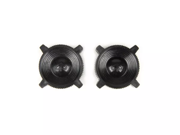 Juego de tuercas de plástico para barra de protección trasera -AMS CUPPINI M8- Vespa Smallframe, Largeframe - Negro