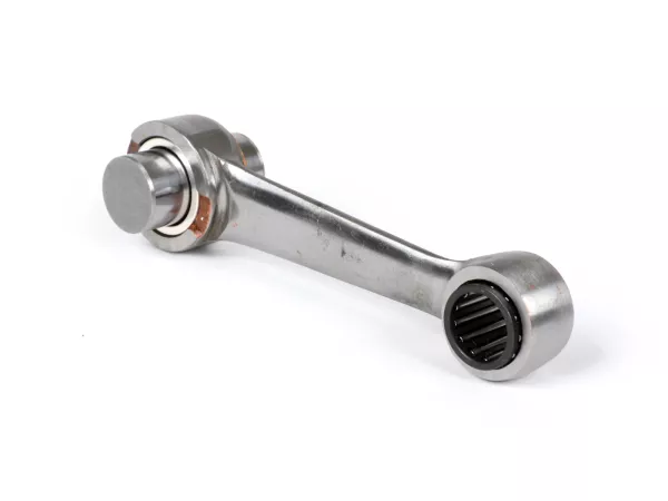 Connecting rod -MAZZUCHELLI- Piaggio Vespa PX125, PX150 (105mm, piston pin Ø=15mm, crank pin Ø20mm, used for 60mm long stroke shaft)