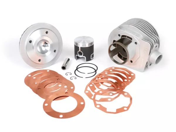 Cylinder -PARMAKIT TSV ECV Classic 177 ccm 3 portar, 57 mm slaglängd, 1-delat avgassystem- Vespa PX125, PX150, Cosa125, Cosa150, LML Star 125/150, Stella 125/150