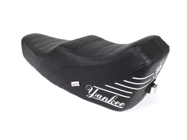 Asiento corrido -GIULIARI Yankee- Vespa PK S/XL - con cerradura - negro