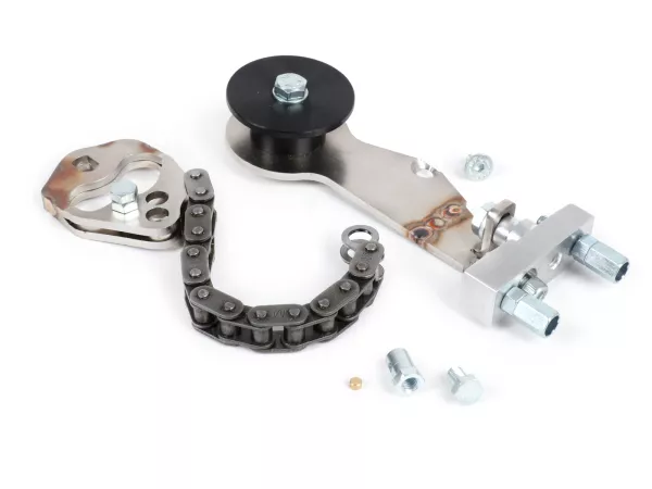Ombouwset voor motorhuis LML SE / PK XL2 naar 2 schakelkabels -KR AUTOMATION- Vespa V50, PV125, ET3, PK S, PK XL