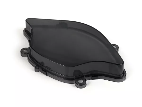 Speedo glas - POWER 1- Vespa Sprint 50, Sprint 125, Sprint 150- transparant zwart