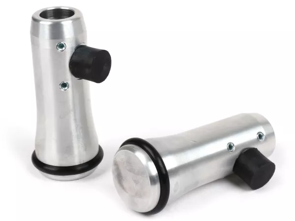 Pies de caballete prolongados -KR Automatización Ø= 20mm, +25mm- V50, V90, PV125, ET3, Sprint150, Rally, TS125, GS160 / GS4, SS180, GL150, GT125, GTR125, Super, VNB3T a VNB6T, VBB1T (a partir de 17451), VBB2T - Aluminio
