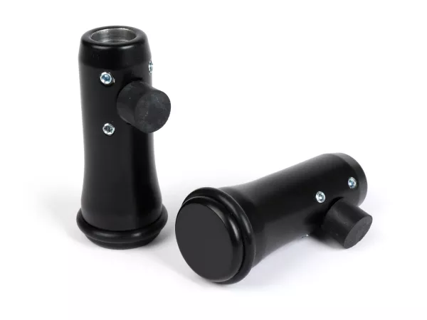 Stand feet extended -KR Automation Ø= 22mm, +25mm- Vespa PX, Cosa, T5 125cc, PK S, PK XL -), VBB2T - alloy black