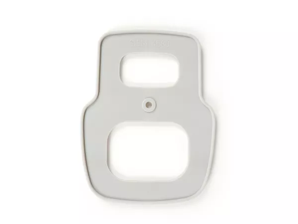 Taillight gasket -SIEM- fits rear light SIEM metal, small - unpainted - Vespa 50S (V5SA1T), V50R (V5A1T), V50 Special (V5A2T), 50SR/Sprinter (V5SS2T), SS50 (V5SS1T), V90 (V9A1T), 90 Racer (V9SS2T), SS90 (V9SS1T), 125 Nuova (VMA1T)