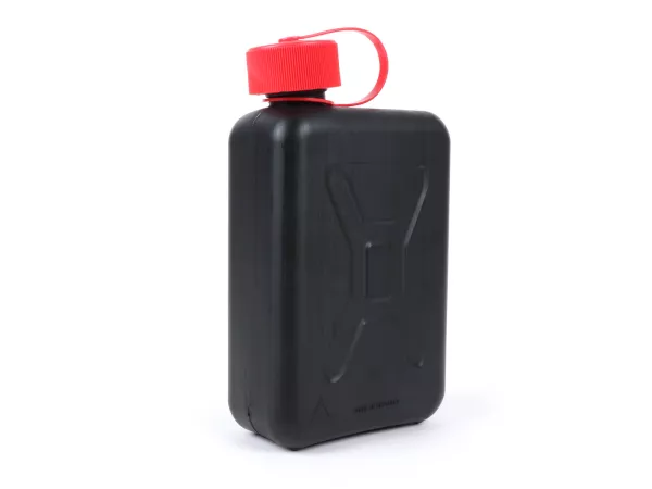 Benzinejerrycan 2L (2000ml) -HÜNERSDORFF Standaard, met kinderveilige schroefverbinding- zwart