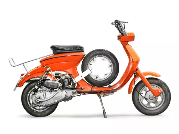 Reservewielhouder -BGM PRO- Lambretta Lui, Luna, Vega, Cometa - gegalvaniseerd
