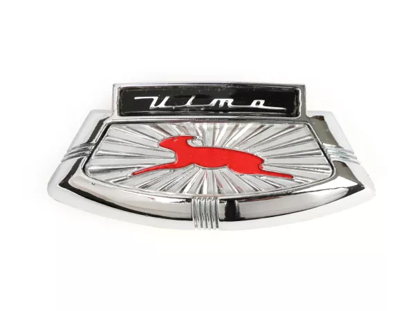 Huruf bertingkat -LAMBRETTA- Lambang Ulma - Lambretta/Serveta (Seri 2-3) - hitam/merah/perak