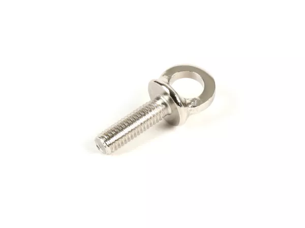 Seat strap bolt -SELLERIA TREZZI- Lambretta TV series 1-2 - Inner diameter eye Ø=9mm - chrome