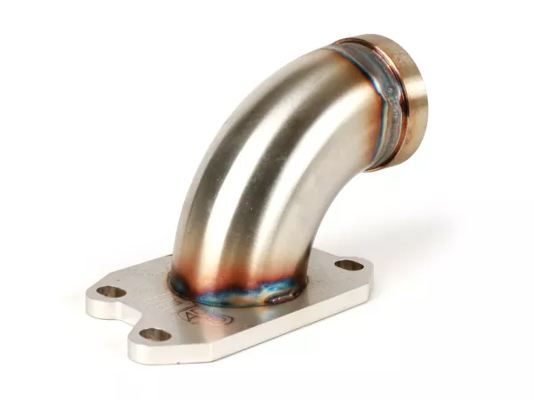Parte superior del colector de admisión -Membrana MRP (Malossi VR-One engine case) VA- Vespa Largeframe PX, LML, Rally, Sprint, Cosa, T5 125cc - Øi=38mm - AW=45mm