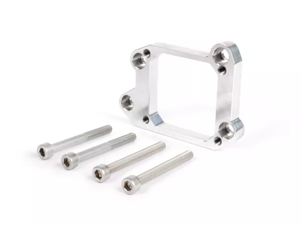 Adapter -MRP voor membraan type RD350 naar Malossi VR-One motorhuis- Vespa Largeframe PX, LML, Rally, Sprint, Cosa, T5 125cc