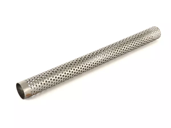 Tubo perforado para silenciador trasero -MR PARTS & STYLE- L=300mm, acero, Ø=25mm