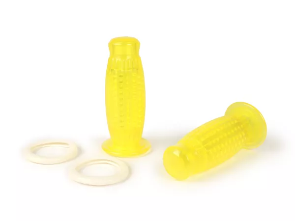 Paire poignées -BUBBLE Superflex- Ø=24mm - jaune