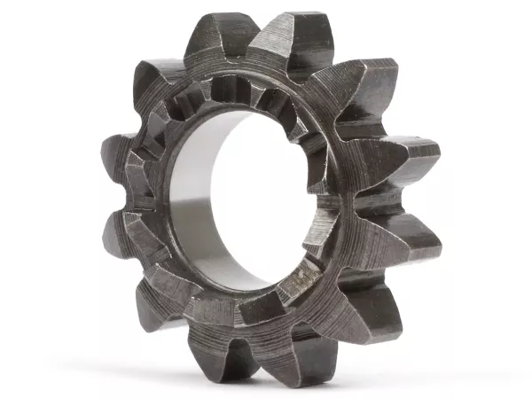 Piñón Kickstarter -OEM QUALITY- Vespa PX125, PX150, PX200, T5 125cc, Rally180 (VSD1T), Rally200 (VSE1T), Cosa - dientes 12/12, Ø=20.5mm
