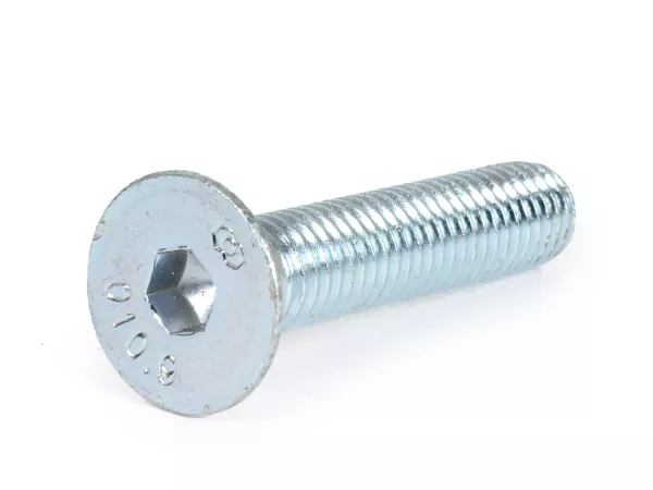 Sekrup kepala countersunk soket segi enam -DIN7991- M8 x 40mm (kekuatan 10,9) - digunakan untuk rem cakram BGM Lambretta dengan pelek aluminium tubeless