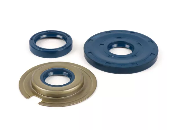 Juego de retenes motor -CORTECO- Vespa Largeframe Sprint150 (VLB1T), Sprint Veloce150 (VLB1T -294259), GTR125 (VNL2T -145900), TS125 (VNL3T -18139), GT125, VNA, VNB, VBA, VBB, Super, GL150 (VLA1T)