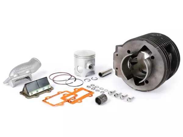 Cilinder -GRAN TURISMO GT200 Kit, incl. inlaatspruitstuk en membraan- Lambretta TV 200, SX 200, DL 200, GP 200