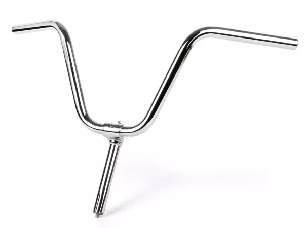Stuur -CUPPINI- Ø22mm- Ciao, Garelli - schuin - chroom