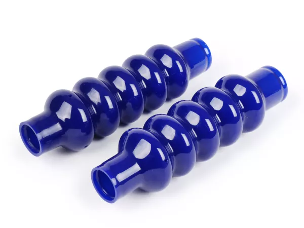 Schokdemperbalg voor-DISCODEZSCOOTERS Gaitors- Lambretta LI, LIS, SX, TV, DL, GP - blauw