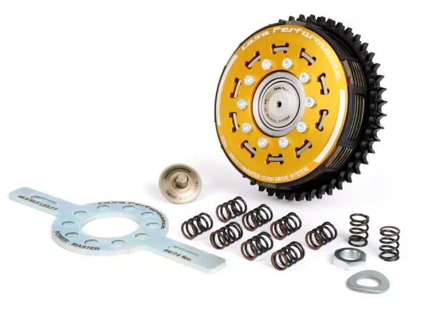 Clutch -CASA PERFORMANCE SmoothMaster 6 plate, 10 spring- Lambretta LI, LI S, SX. TV (series 2-3), DL/GP - 47 tooth
