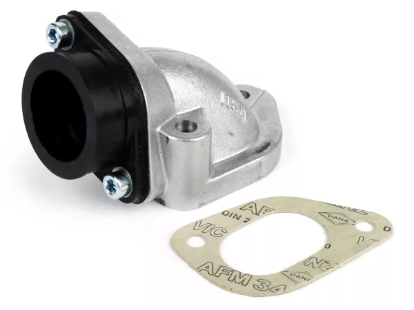 Inlaatspruitstuk -CASA LAMBRETTA- Lambretta 195-225 ccm - AW=Ø34mm (carburateur Ø28-30mm - PHBH, VHSH, PWK28, TMX30, Smartcarb 26-28)