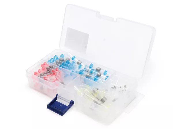 Juego de conectores para soldar -MC POWER- Ø1,7mm, 2,7mm, 4,5mm, 6mm - 100pcs.