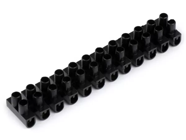 Luster terminal classic -MC POWER- Ø2.5mm, 3A, 12 row - black