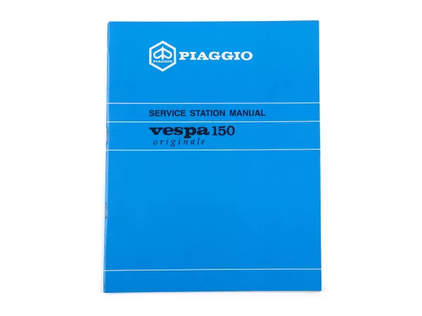 Werkplaatshandboek -PIAGGIO- Vespa PX125/150 - 62 pagina's - engels