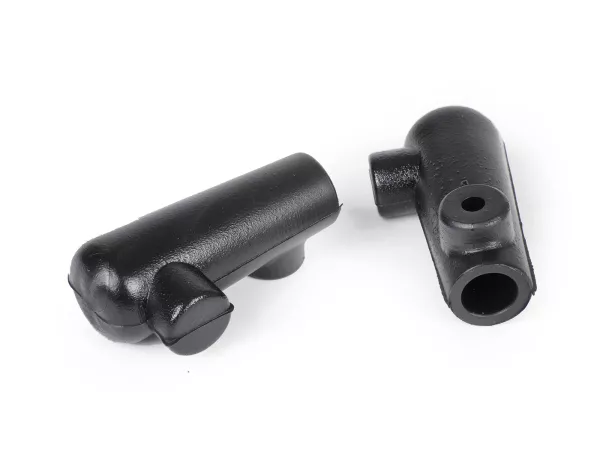Embout béquille -QUALITÉ OEM Ø=14mm- Vespa V50, V90, PV125, SS50, SS90 - noir