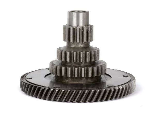 Albero ausiliario -QUALITÀ OEM- Vespa 3 velocità VNA1T, VNA2T- 14-20-27 denti