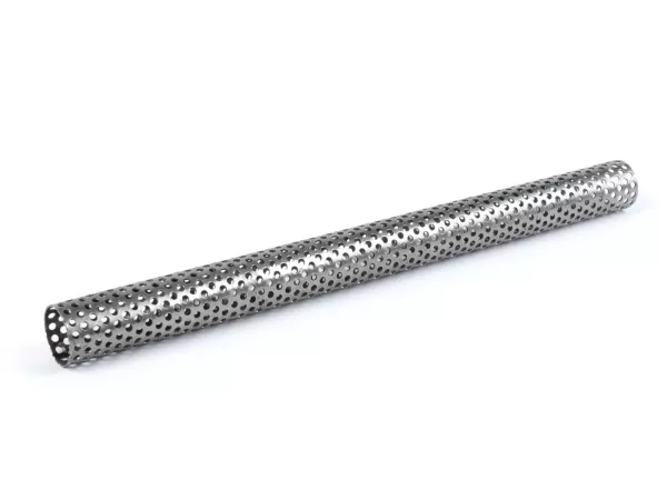 Tubo perforado para silenciador trasero -MR PARTS & STYLE- L=300mm, acero, Ø=23mm